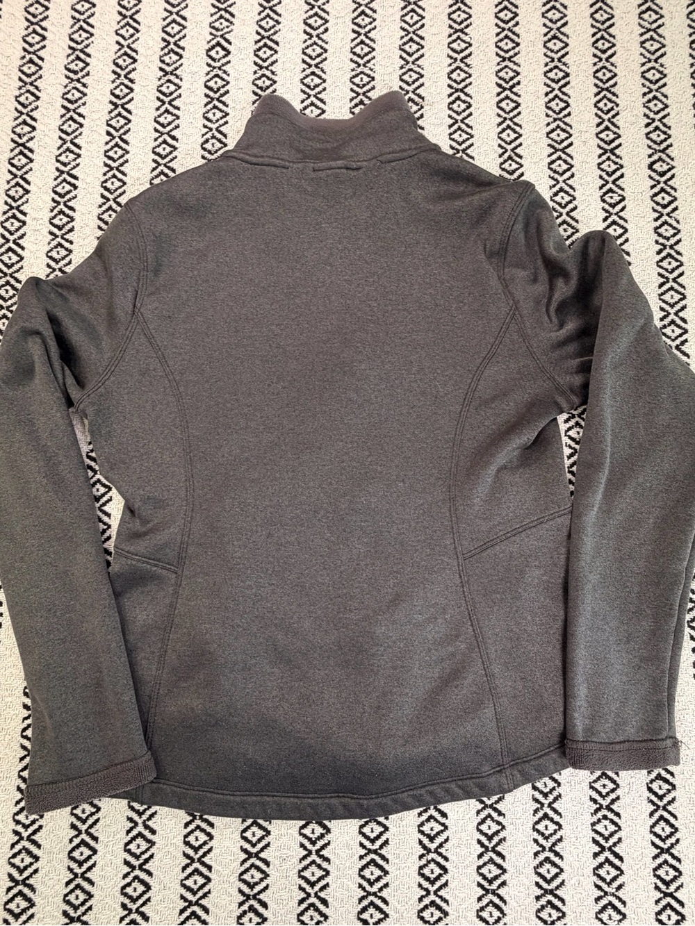 The North Face Full Zip Fleece Agave Jacket Womens Medium Gray sweatshirt M - Picture 3 of 13